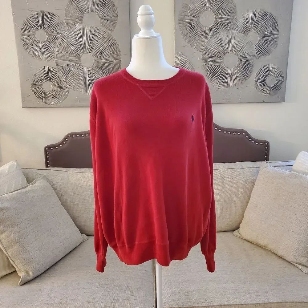 Polo by Ralph Lauren 100% Cotton Crewneck Sweatshirt sz XXL